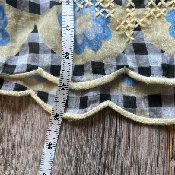 INNIKA CHOO MIDI Smock -Hugh Jesmok in Bright Gingham Print  size 0. Pre owned. - Picture 9 of 15